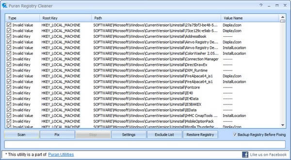 Puran Registry Cleaner-ע-Puran Registry Cleaner v1.2ٷ