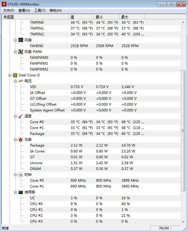 CPUID HWMonitor-һCPUID-CPUID HWMonitor v1.44.0ɫİ