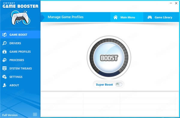 Crynet Game Booster-Ϸǿ-Crynet Game Booster v1.0.0Ѱ