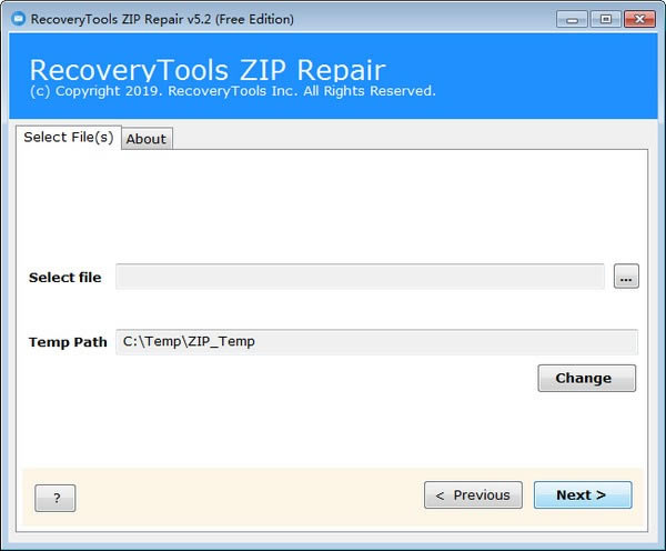 RecoveryTools ZIP Repair-ѹļ޸-RecoveryTools ZIP Repair v5.2ٷ