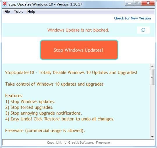 StopUpdates10(win10Զ¹رչ)