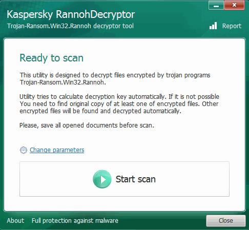 Kaspersky RannohDecryp-Trojan-Ransom.Win32.Rannohרɱ-Kaspersky RannohDecryp v1.2ٷ