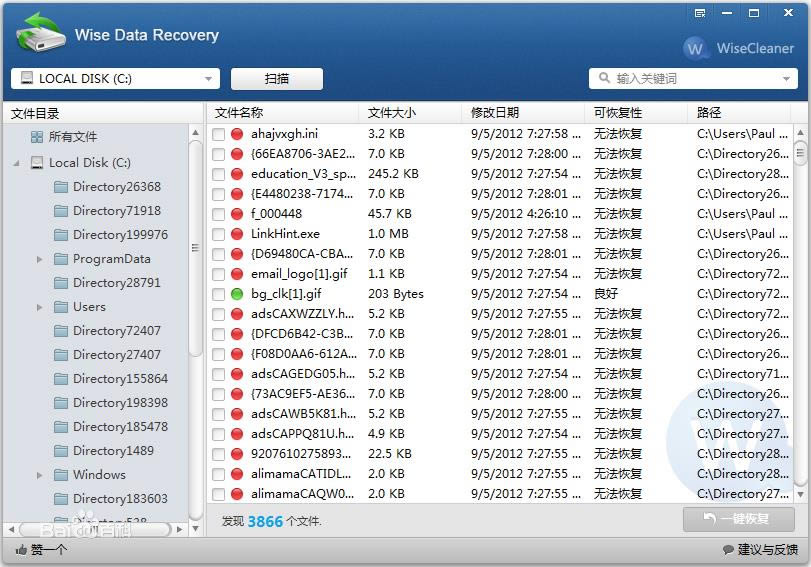 ļݻָ(Wise Data Recovery)-ļݻָ(Wise Data Recovery) v3.8.7.205İ