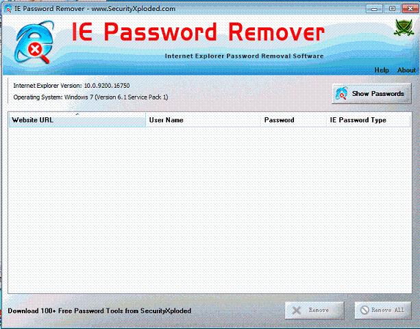 IE Password Remover-IE Password Remover v1.0 ɫ