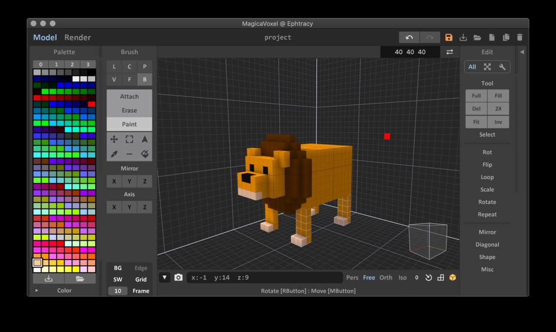 MagicaVoxel-ؽģ-MagicaVoxel v0.99.5.1ٷ
