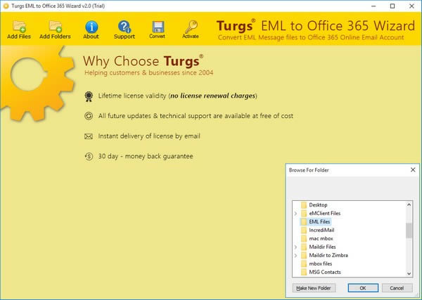 Turgs EML to Office 365 Wizard-EMLOffice 365ת-Turgs EML to Office 365 Wizard v2.0.0ٷ