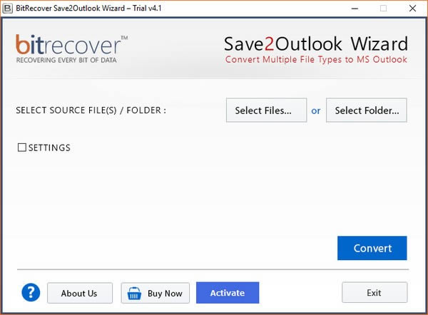 BitRecover Save2Outlook Wizard-Outlookļת-BitRecover Save2Outlook Wizard v4.1.0ٷ