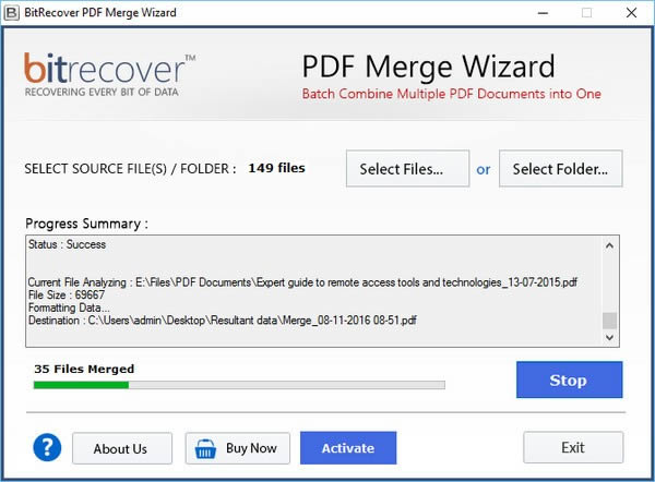 BitRecover PDF Merge Wizard-PDFϲ-BitRecover PDF Merge Wizard v3.2.0ٷ