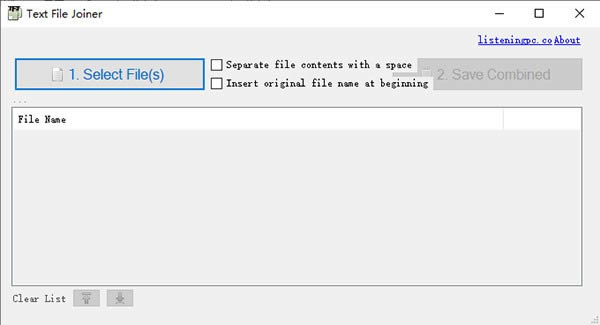 Text File Joiner-ıļ-Text File Joiner v1.5ɫ