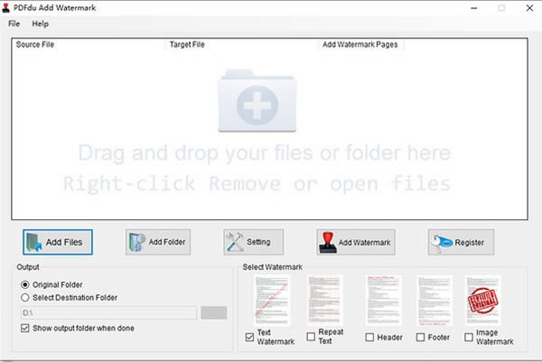 PDFdu Add Watermark-PDFˮӡӹ-PDFdu Add Watermark v1.3ٷ