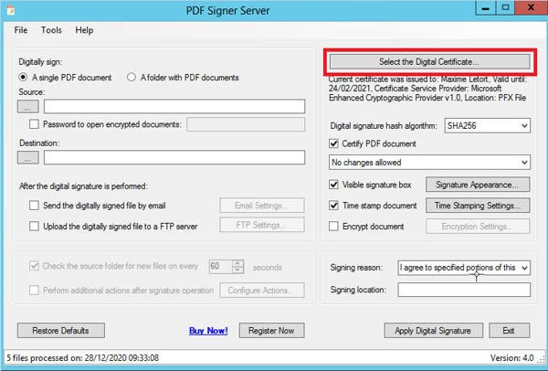 PDF Signer Server-ǩ-PDF Signer Server v4.0ٷ