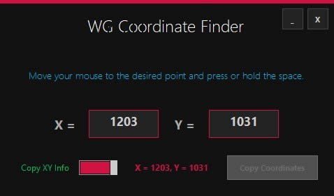 WG Coordinate Finder-λòҹ-WG Coordinate Finder vv1.0.0ɫٷ