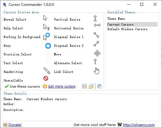 Cursor Commander-ָ޸-Cursor Commander vv1.0ٷٷ