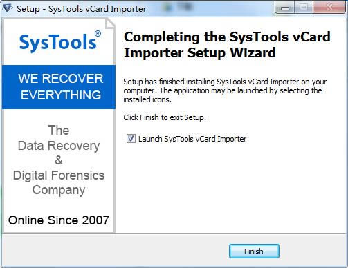 SysTools vCard Importerͼ