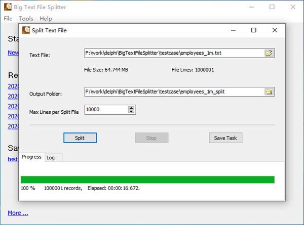 BigTextFileSplitter-ļ-BigTextFileSplitter v1.0ٷ