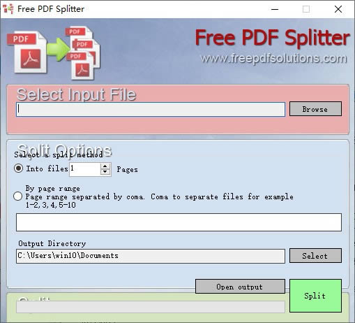 Free PDF Splitter-PDFָ-Free PDF Splitter v1.0ٷ