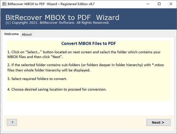 BitRecover MBOX to PDF Wizard(ļʽת)