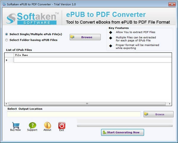 Softaken ePUB to PDF Converter-ePUBʽתPDFʽĵת-Softaken ePUB to PDF Converter v1.0ٷ