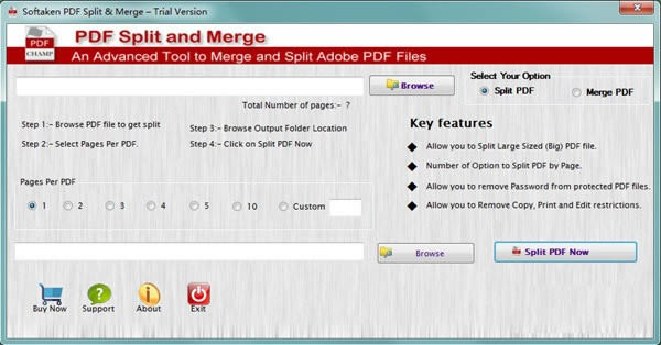 Softaken PDF Split Merge-PDFֺϲ-Softaken PDF Split Merge v1.0ٷ