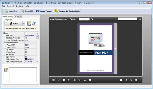 Boxoft Free Flash Book Creator-ҳ-Boxoft Free Flash Book Creator v3.0ٷ