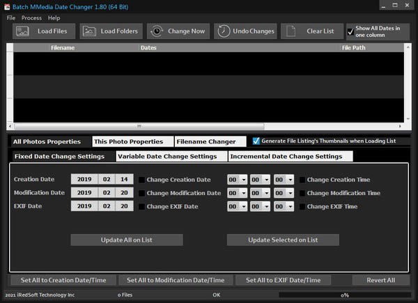 Batch MMedia Date Changer-ýļת-Batch MMedia Date Changer v1.8.0°