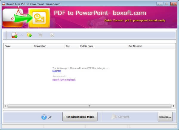 Boxoft Free PDF to PPT-PDFתPPT-Boxoft Free PDF to PPT v3.2ٷ