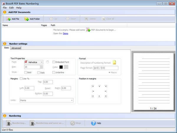 Boxoft PDF Bates Numbering-PDF-Boxoft PDF Bates Numbering v3.1.0ٷ