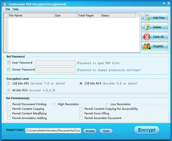 Coolmuster PDF Encrypter-PDFܹ-Coolmuster PDF Encrypter v2.1.4ٷ