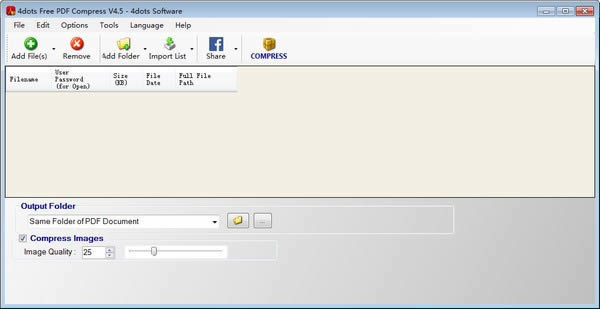 4dots Free PDF Compress-PDFѹ-4dots Free PDF Compress v4.5ٷ