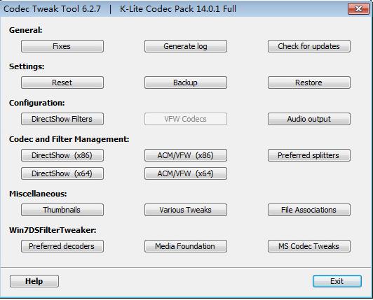 K-Lite Codec Pack Full(Ӱ)V14.3.0_ɫ